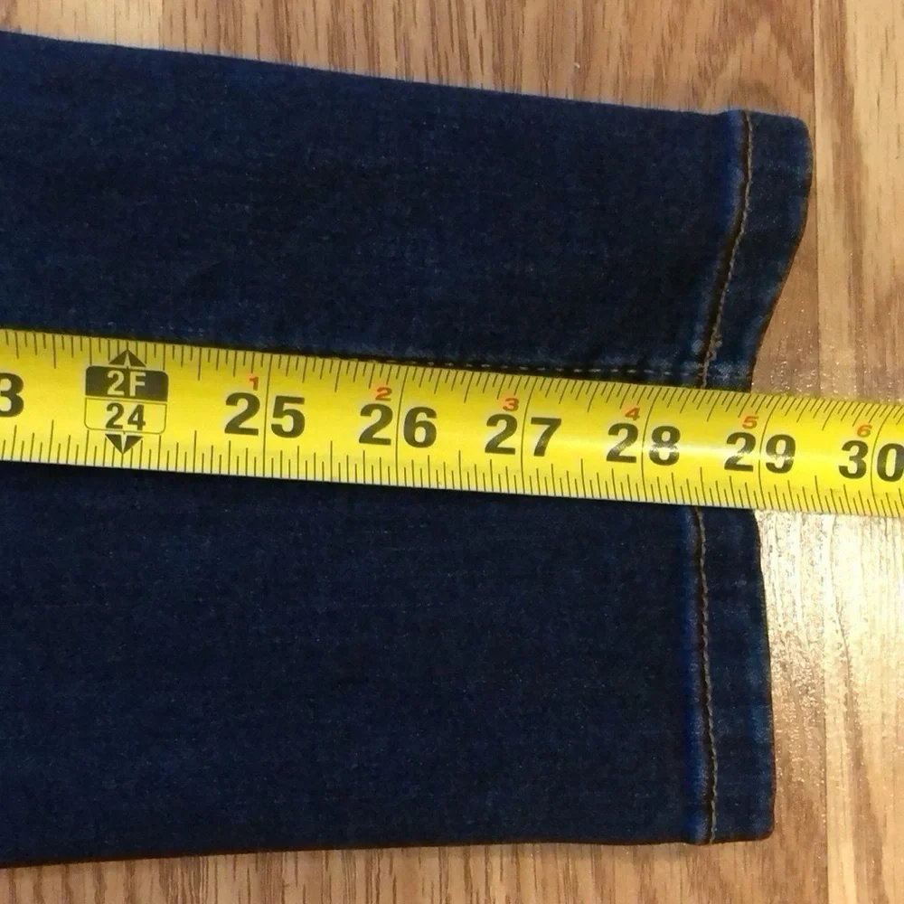 DENIM SOURCE SLIM STRAIGHT MENS DENIM JEANS BLUE SIZE 32 - Picture 8 of 10